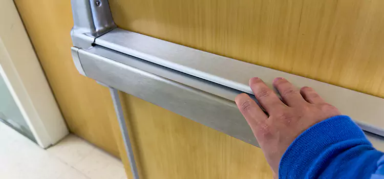 Installing a Push Bar on a Door Lewiston